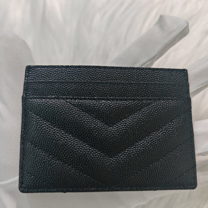 YSL Monogram 黑色 牛皮 細粒紋理提花凸紋 24年編碼-3