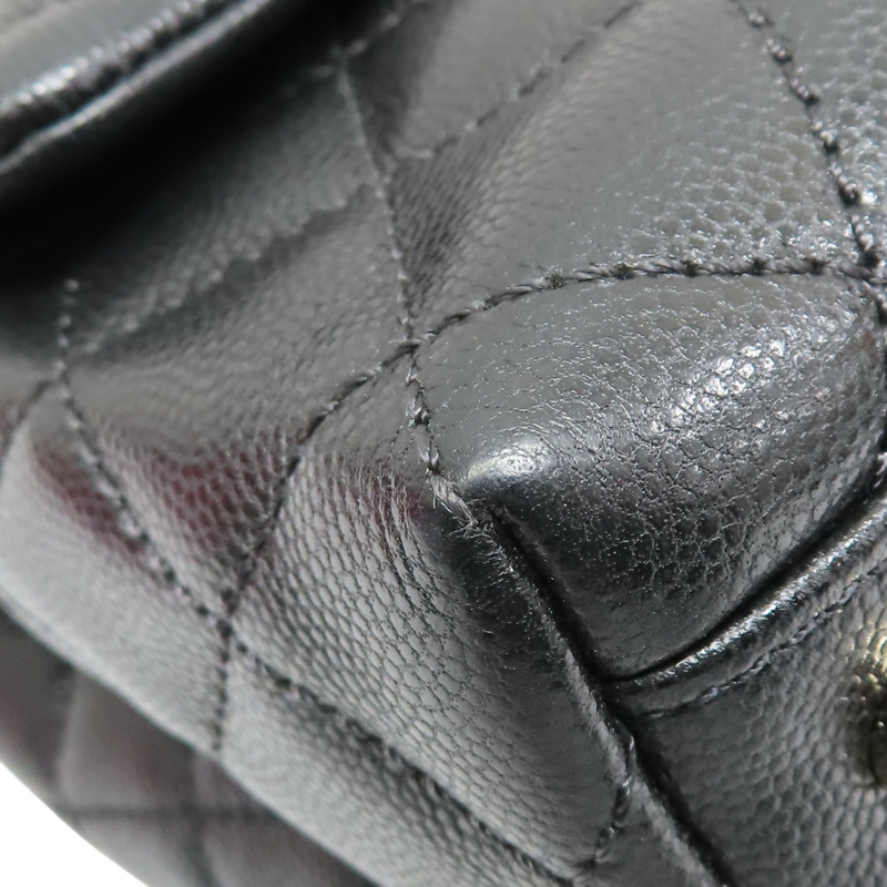 黑色 菱格紋 荔枝紋 牛皮 Coco Handle 29 兩用包【CHANEL 香奈兒】 A92991-8