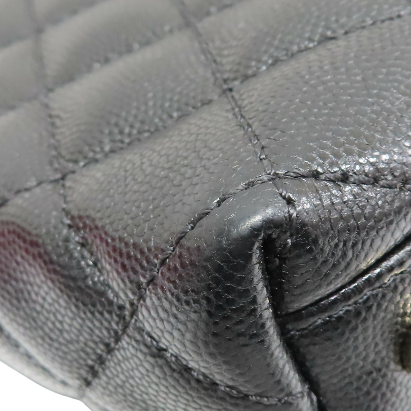 黑色 菱格紋 荔枝紋 牛皮 Coco Handle 29 兩用包【CHANEL 香奈兒】 A92991-11