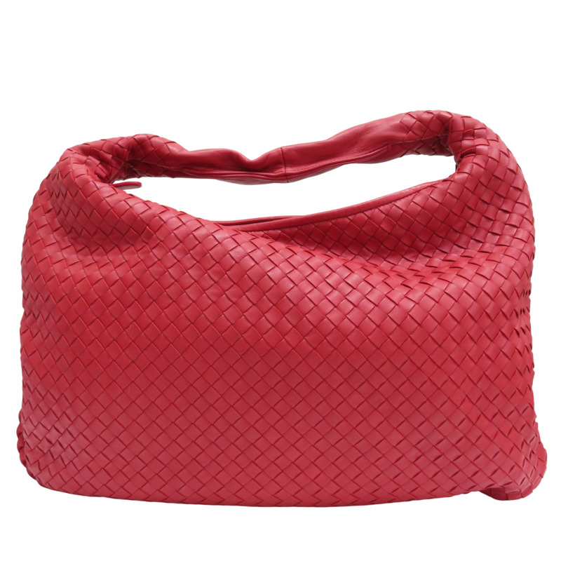 紅色 羊皮編織 手提包【BOTTEGA VENETA BV 寶緹嘉】-0