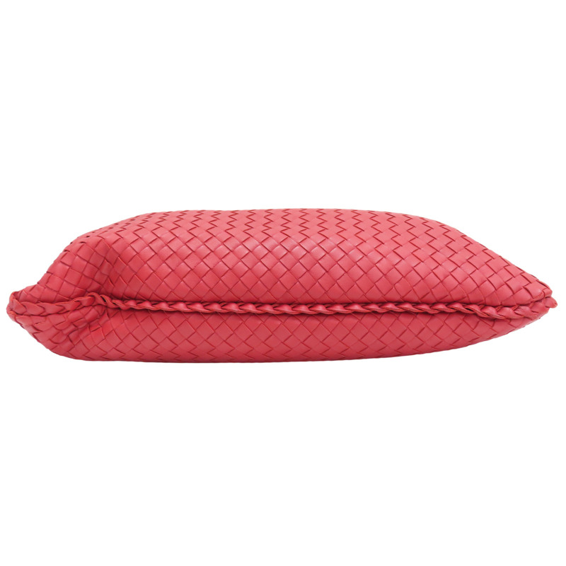 紅色 羊皮編織 手提包【BOTTEGA VENETA BV 寶緹嘉】-3