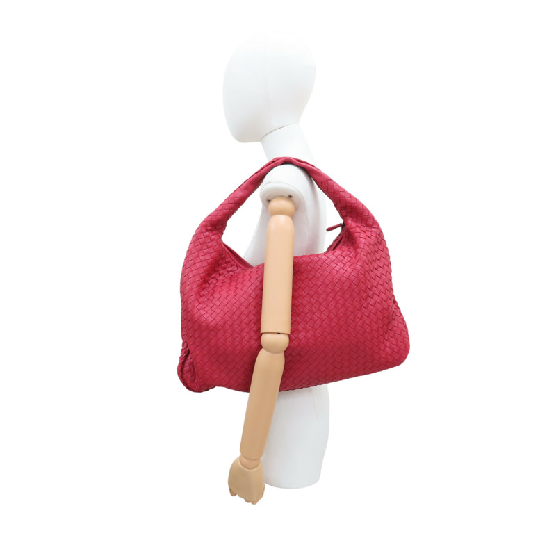 紅色 羊皮編織 手提包【BOTTEGA VENETA BV 寶緹嘉】-9
