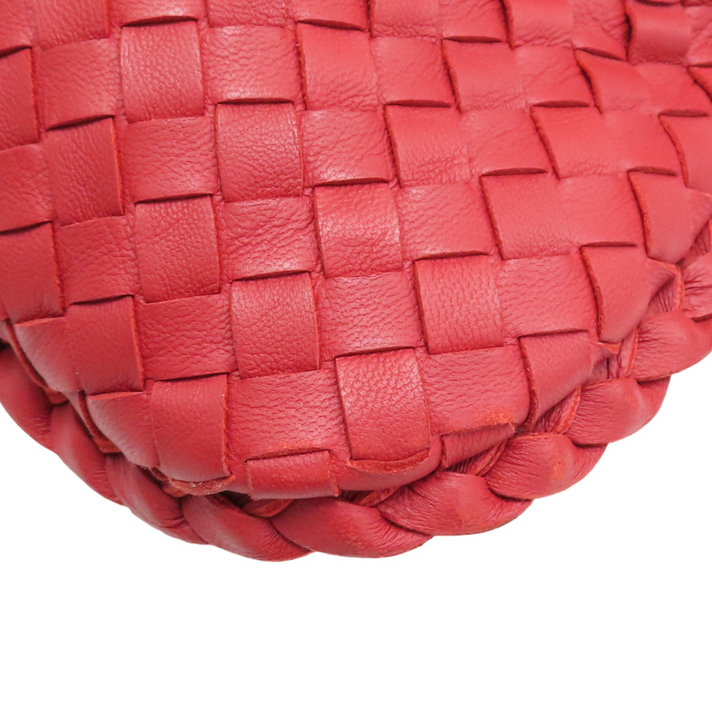 紅色 羊皮編織 手提包【BOTTEGA VENETA BV 寶緹嘉】-11