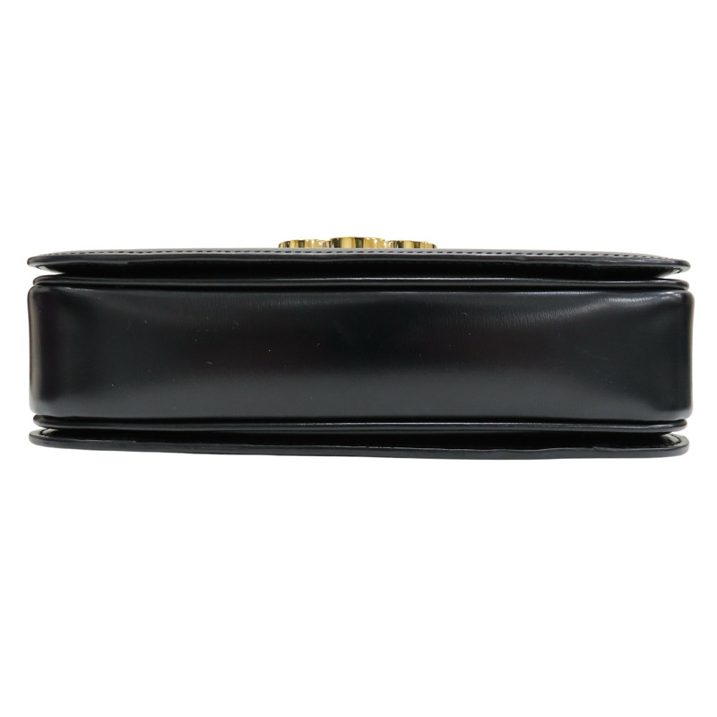 黑色 牛皮 CLASSIQUE TRIOMPHE 肩背包 (儲藏味)【CELINE 賽琳】 187363BF4.38NO-3