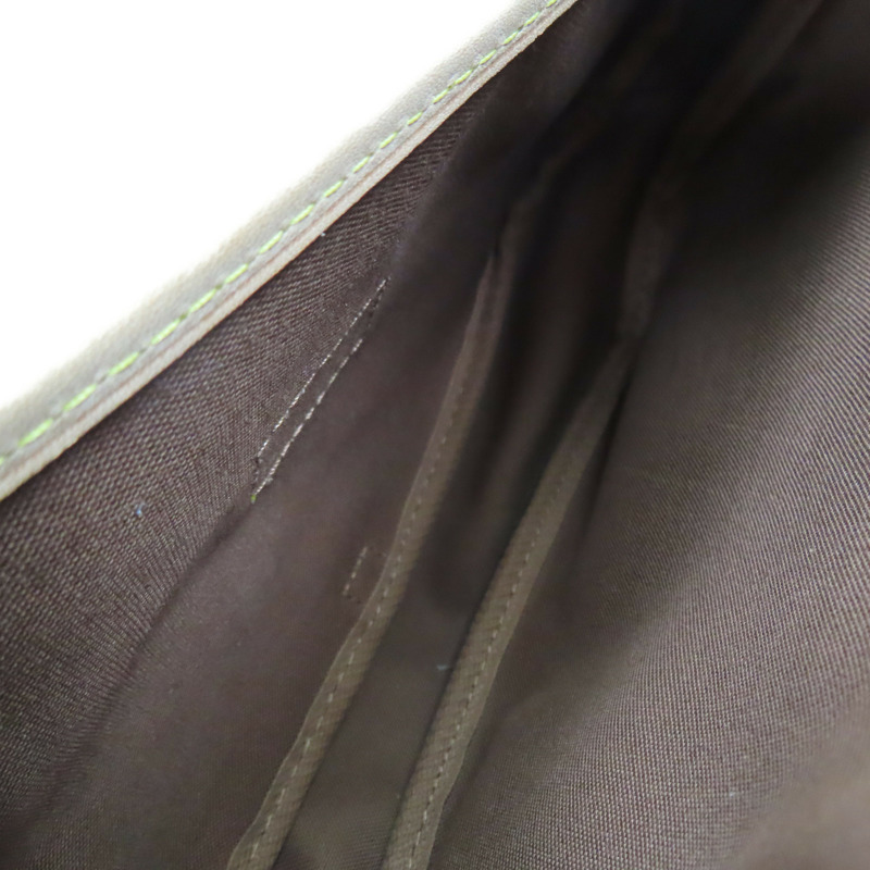 棕色 原花帆布 Saumur 30 肩背包 M42256【LOUIS VUITTON LV 路易威登】 M42256-8