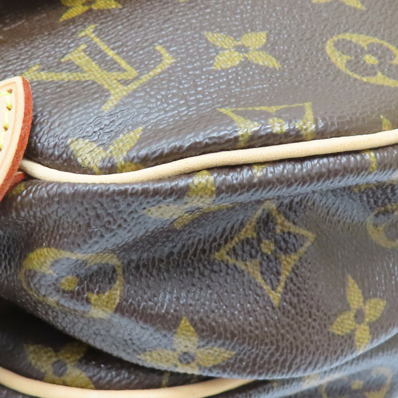 棕色 原花帆布 Saumur 30 肩背包 M42256【LOUIS VUITTON LV 路易威登】 M42256-13