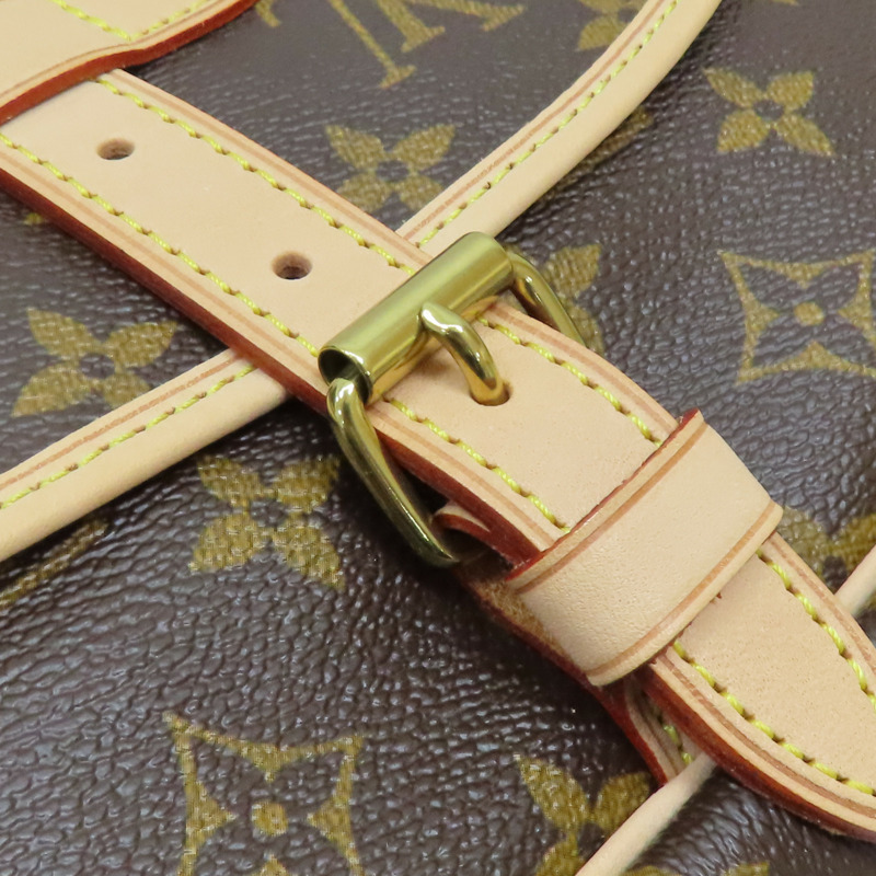 棕色 原花帆布 Saumur 30 肩背包 M42256【LOUIS VUITTON LV 路易威登】 M42256-16