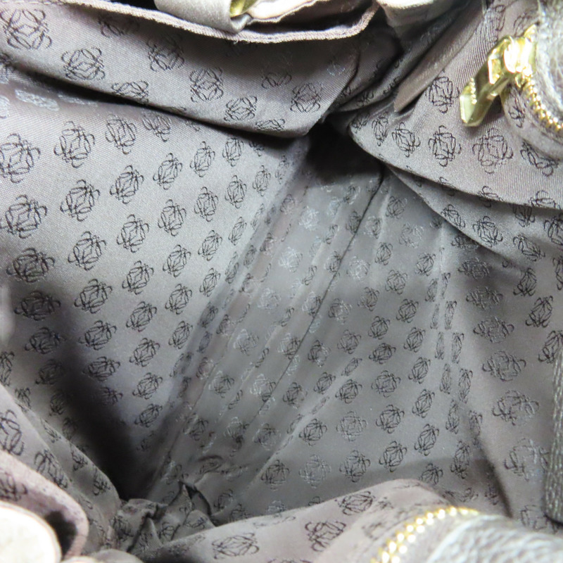 棕色 牛皮 Flamenco 30 肩背包【LOEWE 羅威】 380.34.CH38-5