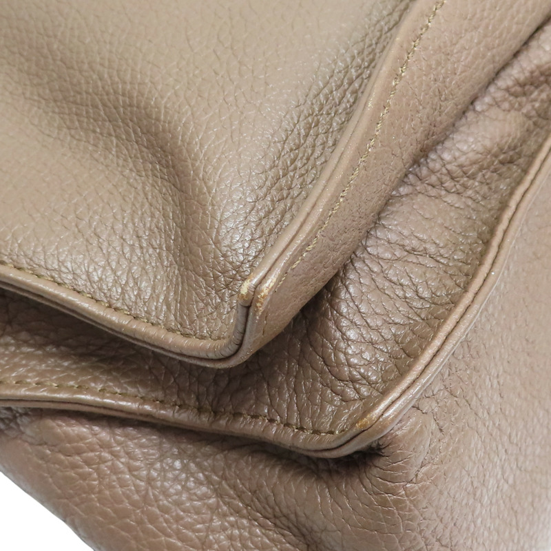 棕色 牛皮 Flamenco 30 肩背包【LOEWE 羅威】 380.34.CH38-12