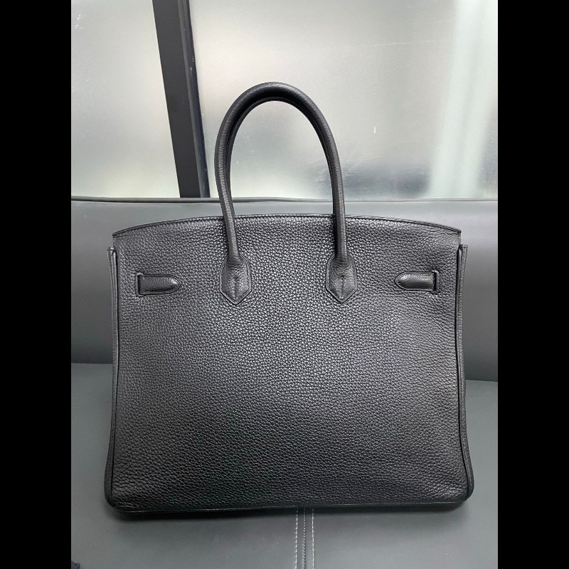 Hermes birkin35黑银-1