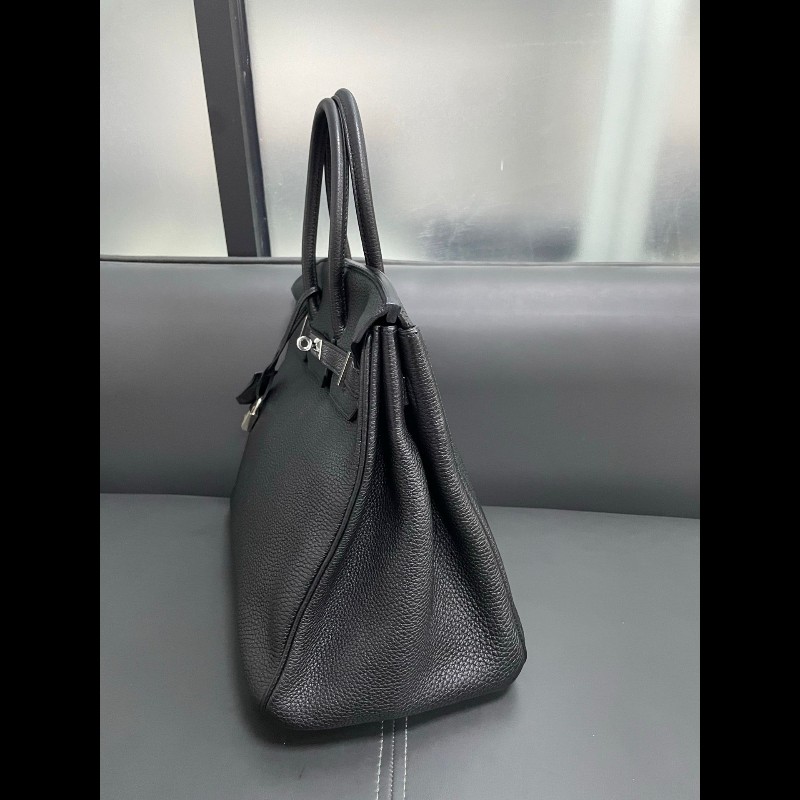 Hermes birkin35黑银-3