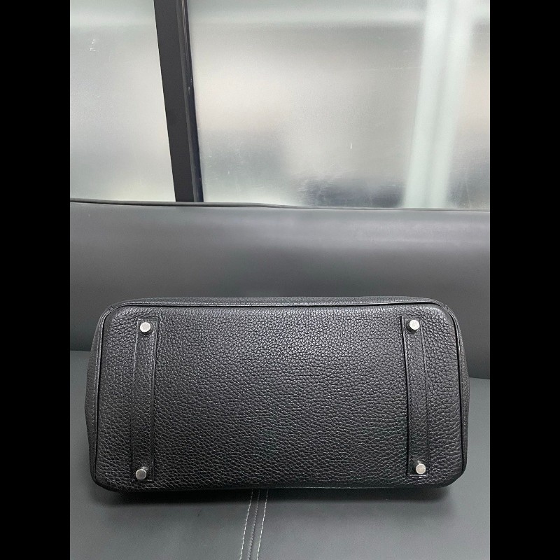 Hermes birkin35黑银-5