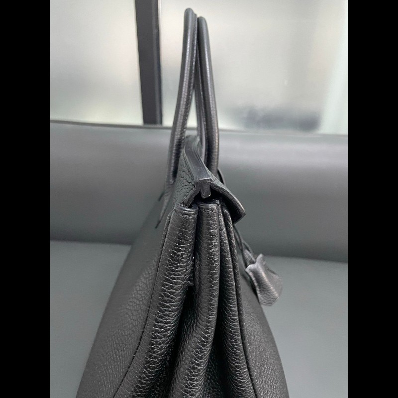 Hermes birkin35黑银-9
