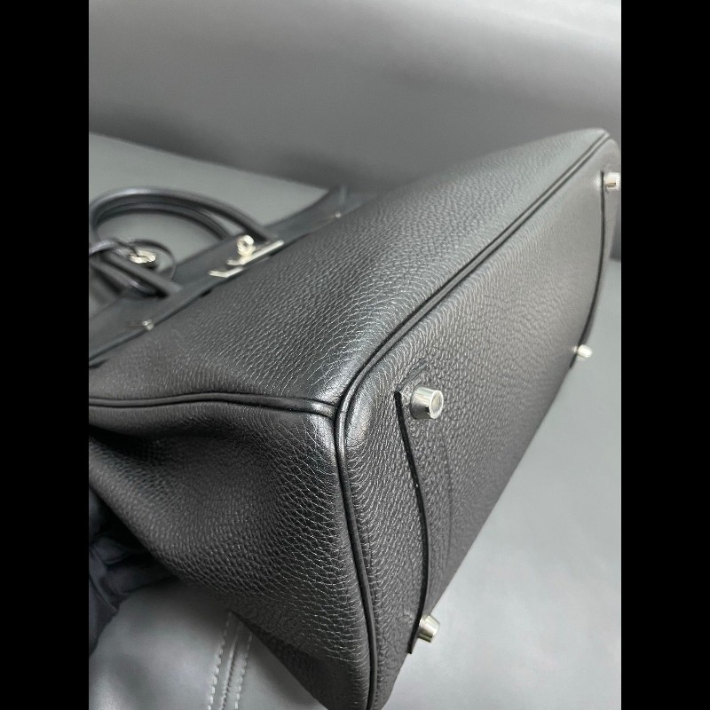Hermes birkin35黑银-11