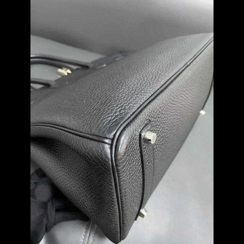 Hermes birkin35黑银-12