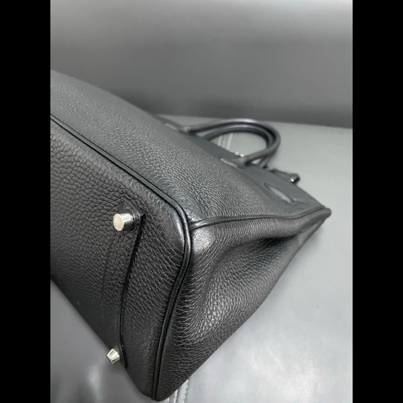 Hermes birkin35黑银-13