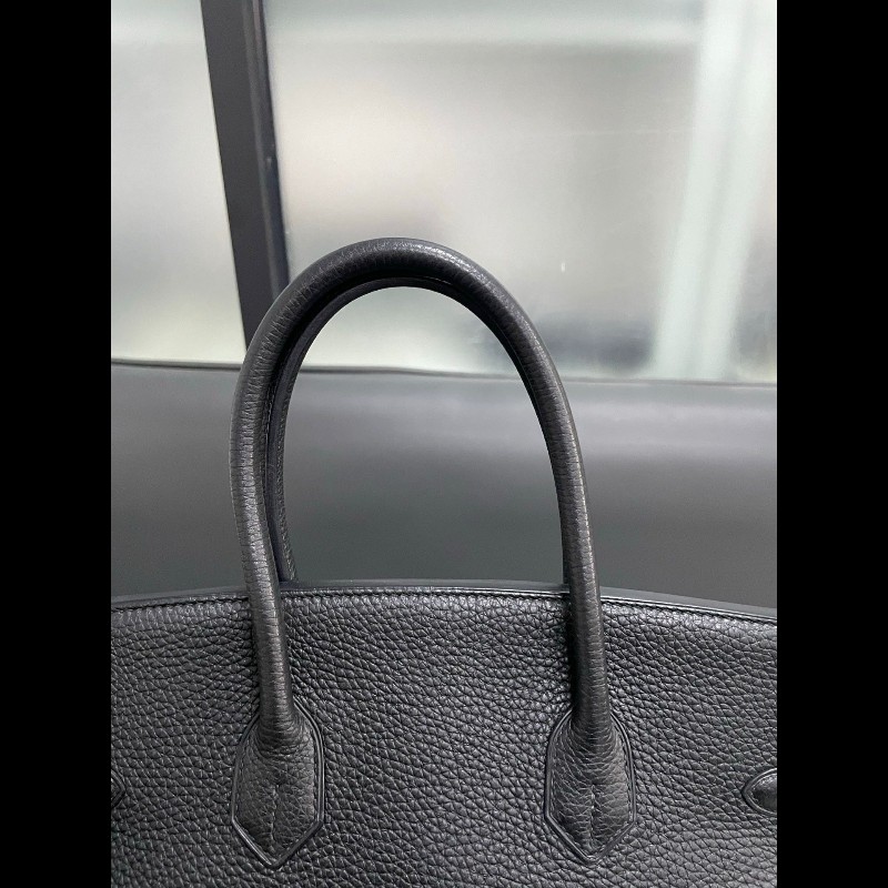 Hermes birkin35黑银-20