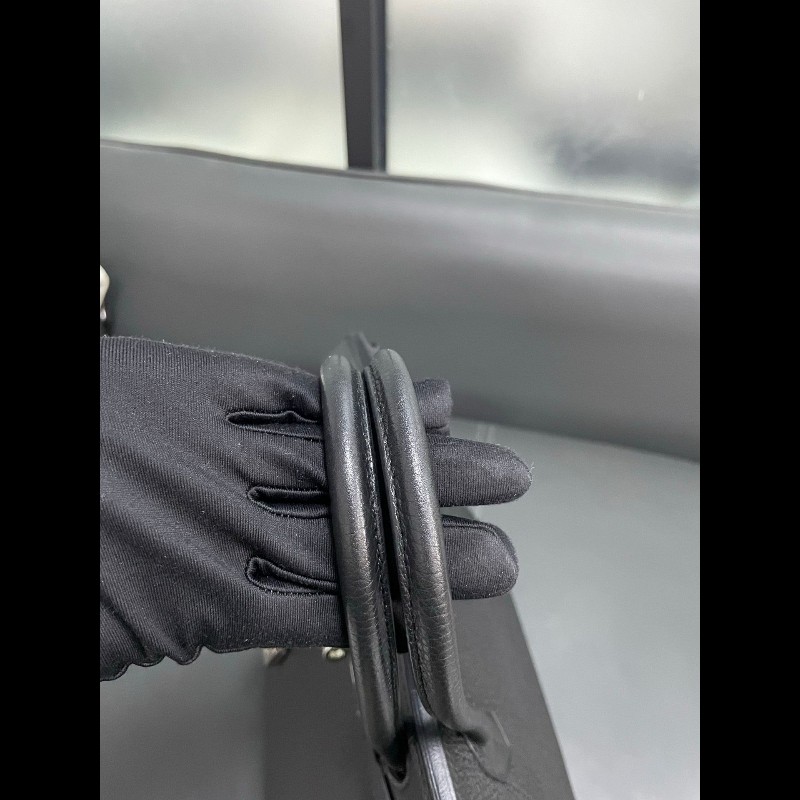 Hermes birkin35黑银-22