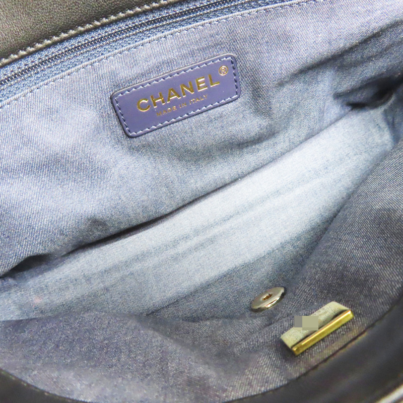 黑色 羊皮 兩用 金鏈包【CHANEL 香奈兒】 AS1354-4