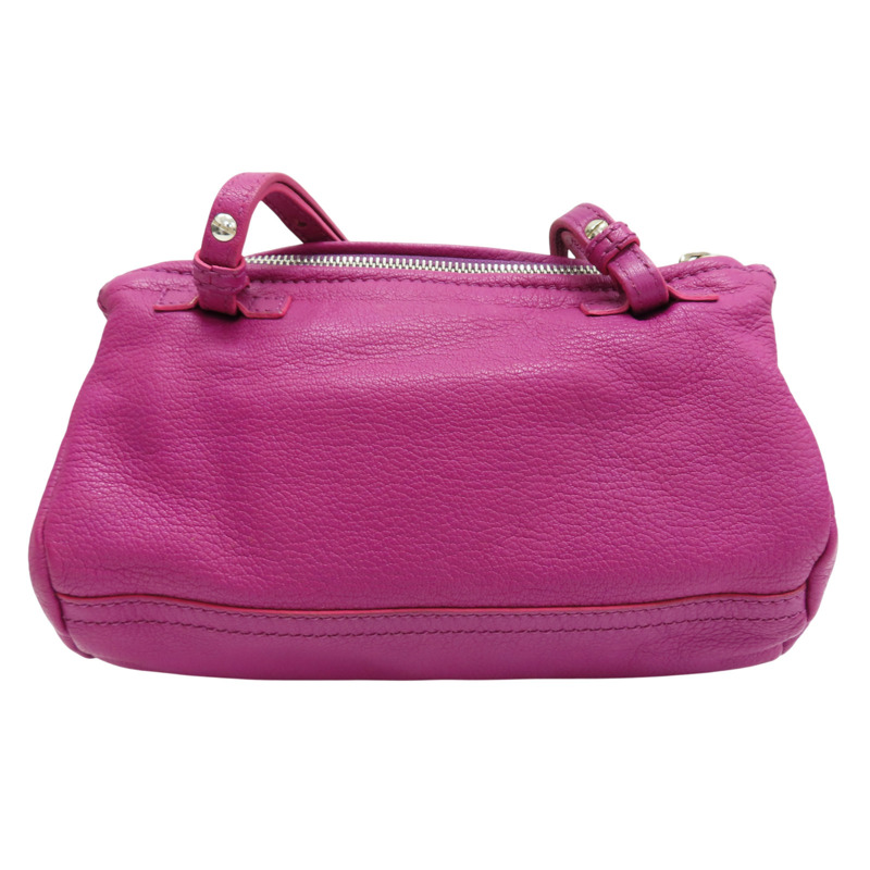 紫色 山羊皮 Mini Pandora 肩背包【GIVENCHY 紀梵希】-1