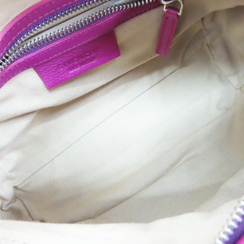 紫色 山羊皮 Mini Pandora 肩背包【GIVENCHY 紀梵希】-4