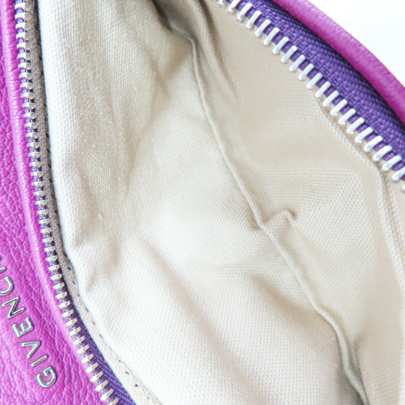 紫色 山羊皮 Mini Pandora 肩背包【GIVENCHY 紀梵希】-5