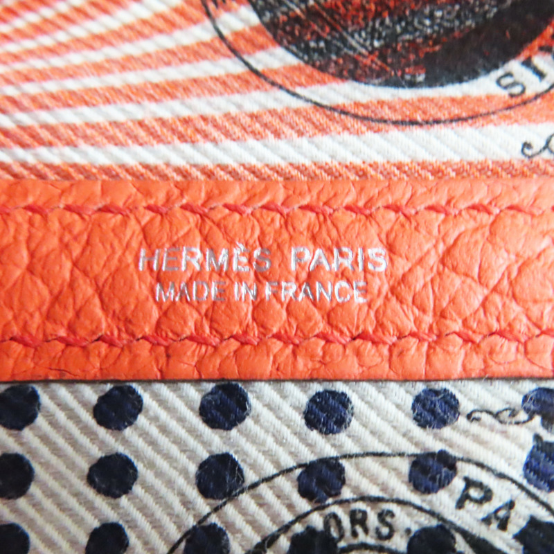罌粟花橘 Negonda牛皮 Garden Party 36 手提包 X刻【HERMES 愛馬仕】-6