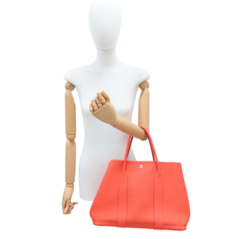 罌粟花橘 Negonda牛皮 Garden Party 36 手提包 X刻【HERMES 愛馬仕】-8