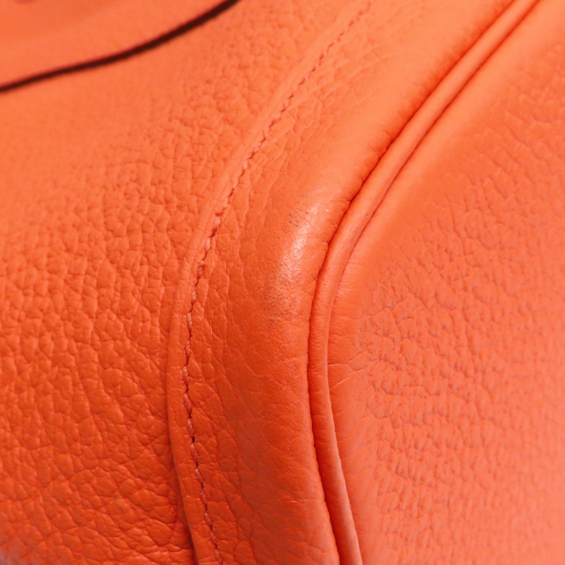 罌粟花橘 Negonda牛皮 Garden Party 36 手提包 X刻【HERMES 愛馬仕】-9