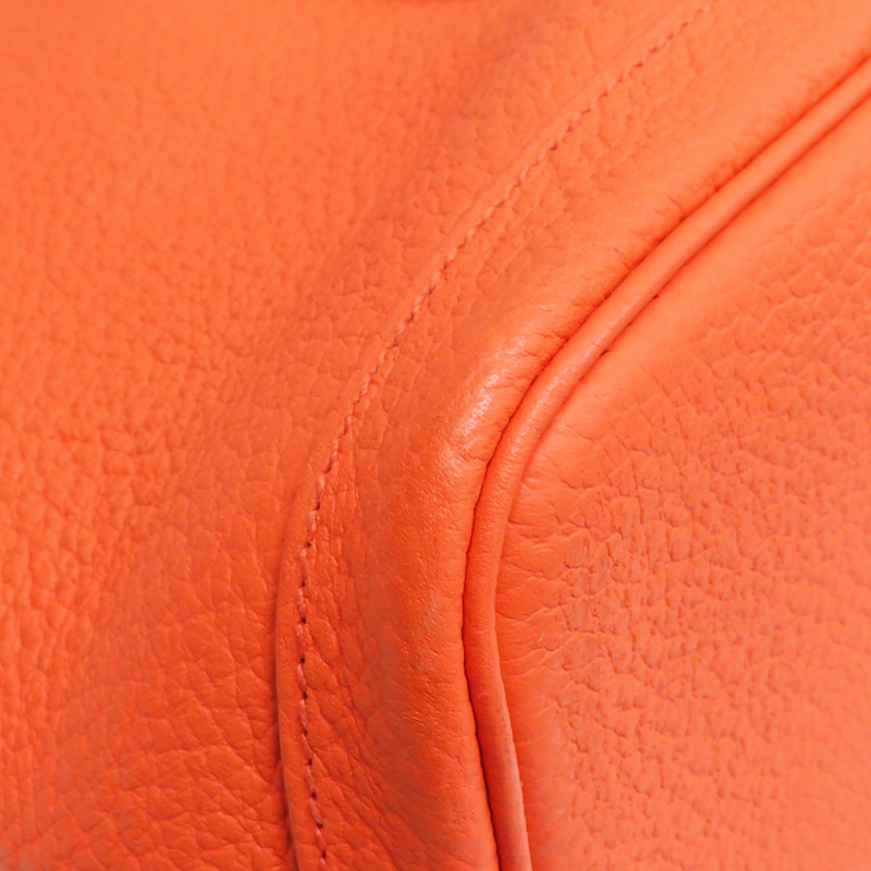 罌粟花橘 Negonda牛皮 Garden Party 36 手提包 X刻【HERMES 愛馬仕】-11