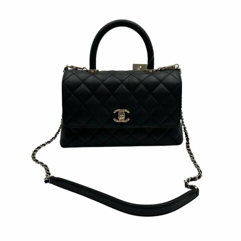 【美收精品】CHANEL 黑色COCO HANDLE C-47