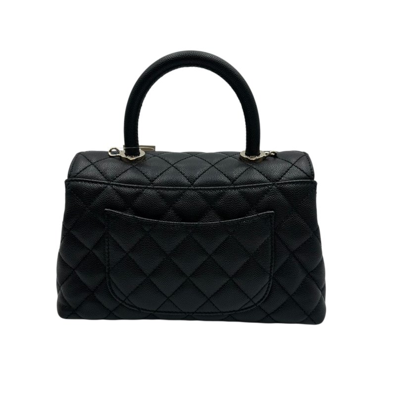【美收精品】CHANEL 黑色COCO HANDLE C-47-1