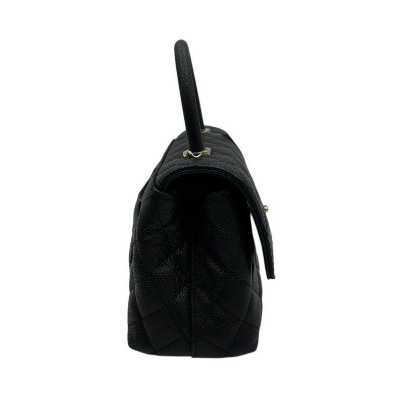 【美收精品】CHANEL 黑色COCO HANDLE C-47-2