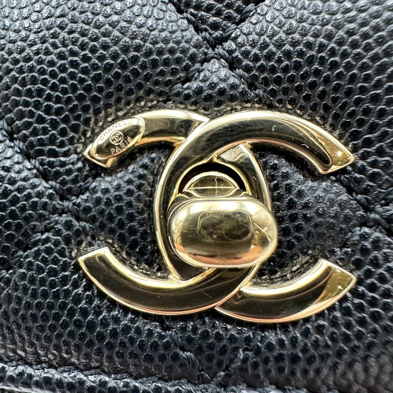 【美收精品】CHANEL 黑色COCO HANDLE C-47-9