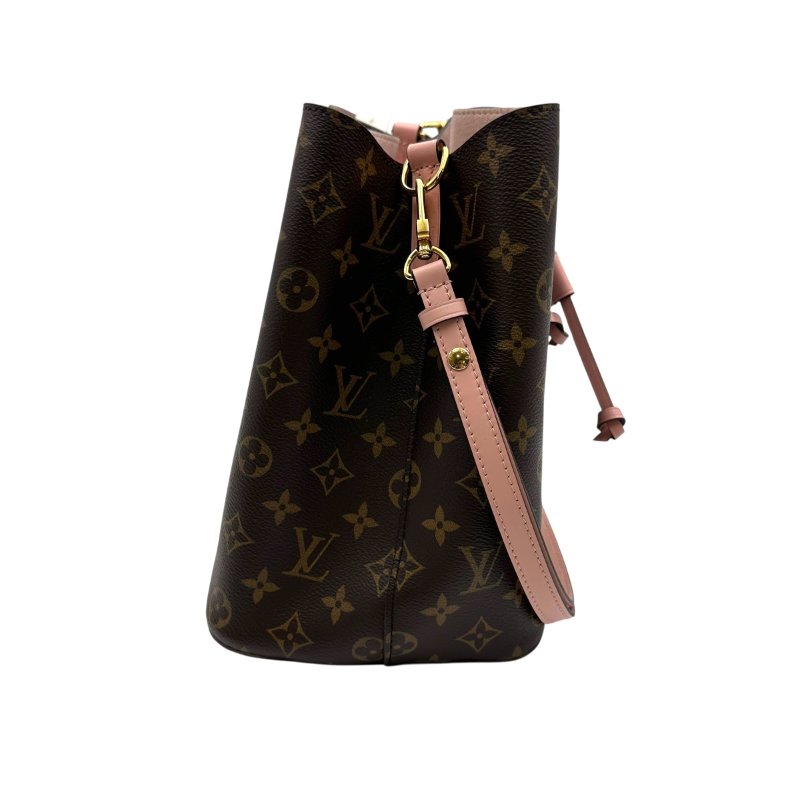 【美收精品】 LV 老花粉紅水桶包 C-48-3