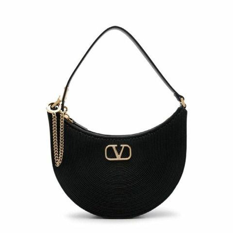 VALENTINO V Logo 簽名迷你肩背包 5W2P0W19 GPY 0NO