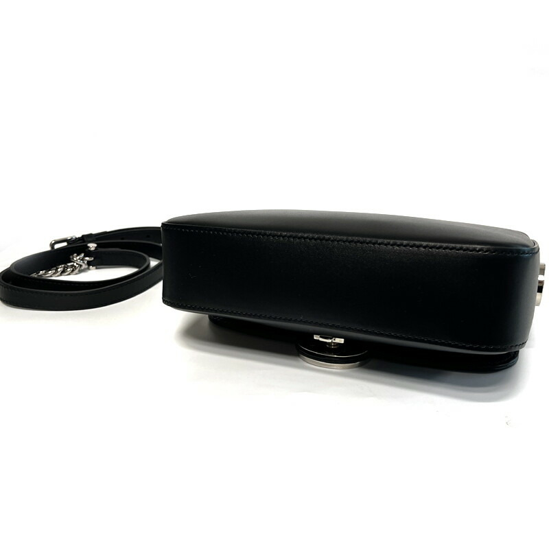 GUCCI Petite GG迷你肩背包 黑色皮革 739722 AABSG 1000-8