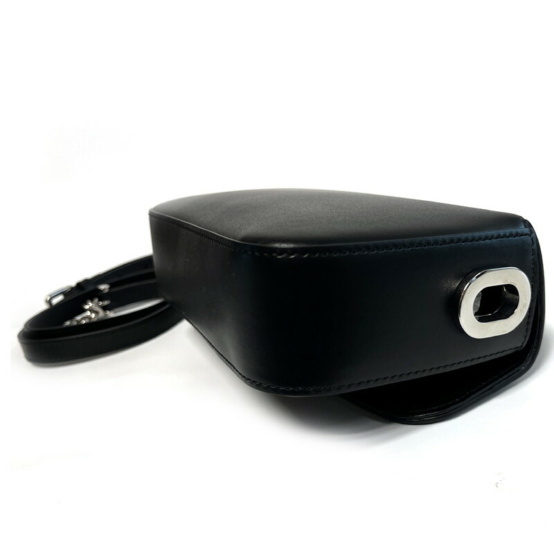 GUCCI Petite GG迷你肩背包 黑色皮革 739722 AABSG 1000-10