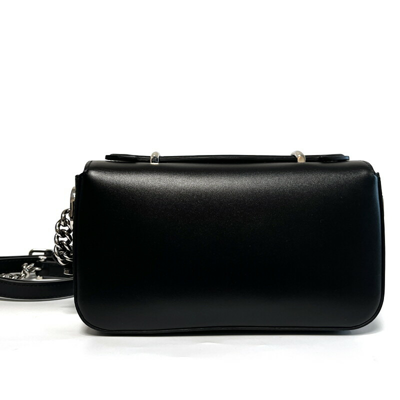 GUCCI Petite GG迷你肩背包 黑色皮革 739722 AABSG 1000-13