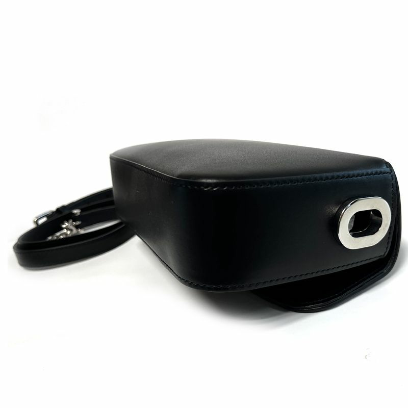 GUCCI Petite GG迷你肩背包 黑色皮革 739722 AABSG 1000-3