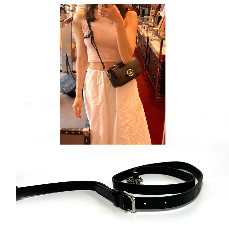 GUCCI Petite GG迷你肩背包 黑色皮革 739722 AABSG 1000-14