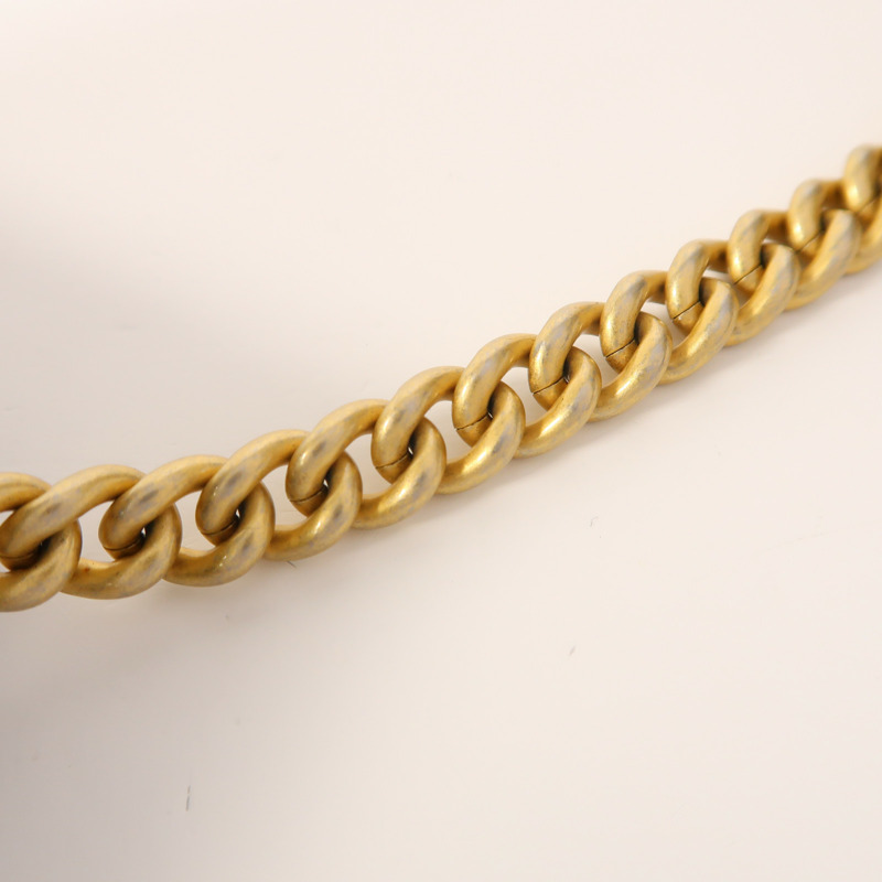 CHANEL 羊皮皮革Boy Wallet On Chain鏈帶肩背袋-18