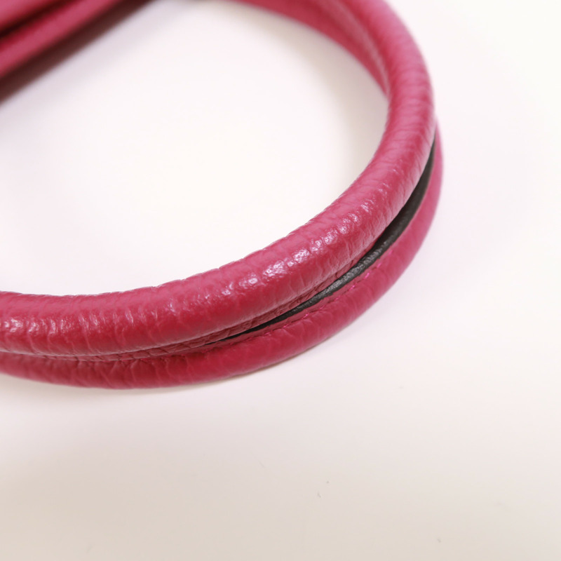 HERMES Negonda皮革Garden Party TPM銀扣手挽袋Rose Pourpre-13