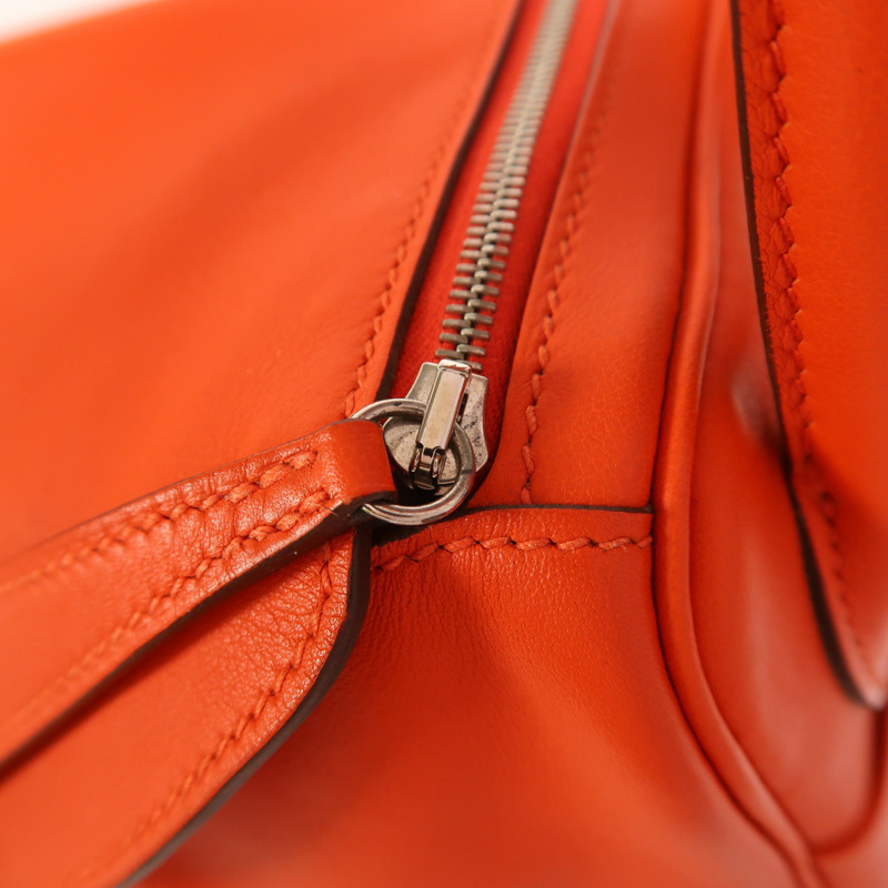 HERMES Swift皮革Lindy 26銀扣手挽肩背兩用袋Capucine-18