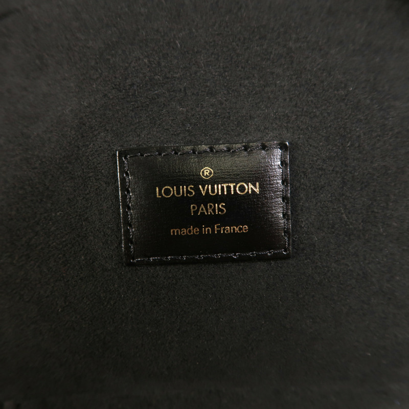 LOUIS VUITTON Monogram Reverse Vanity PM金扣手挽肩背兩用袋棕色-5