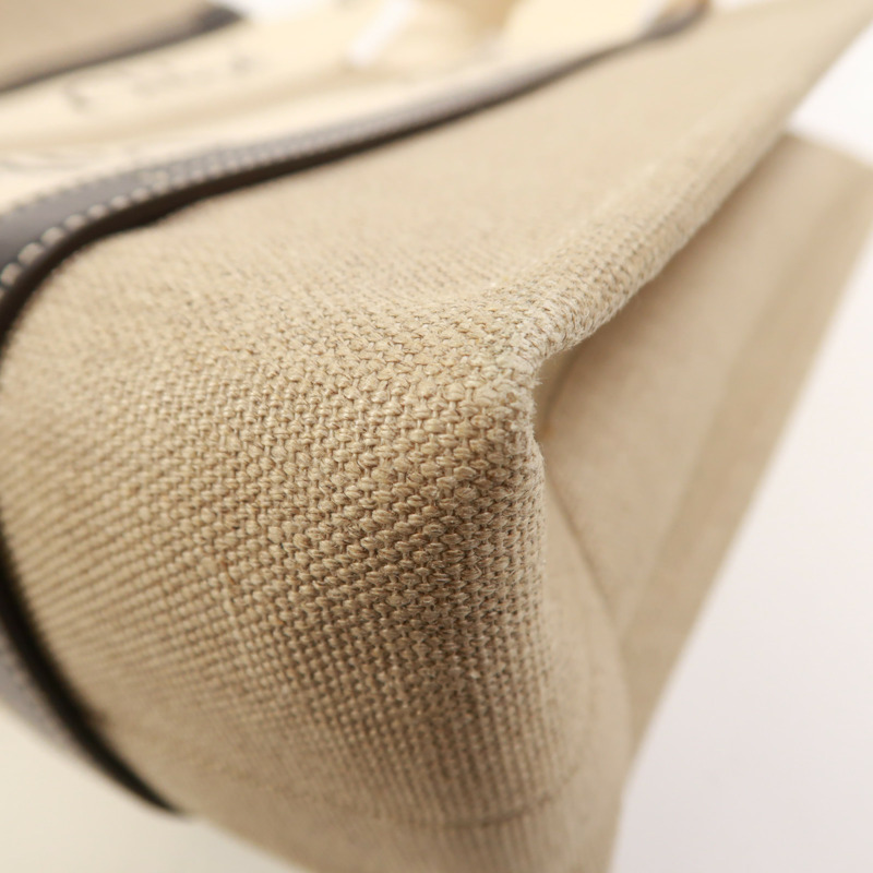 Chloe 帆布Woody Tote Medium肩背袋-12