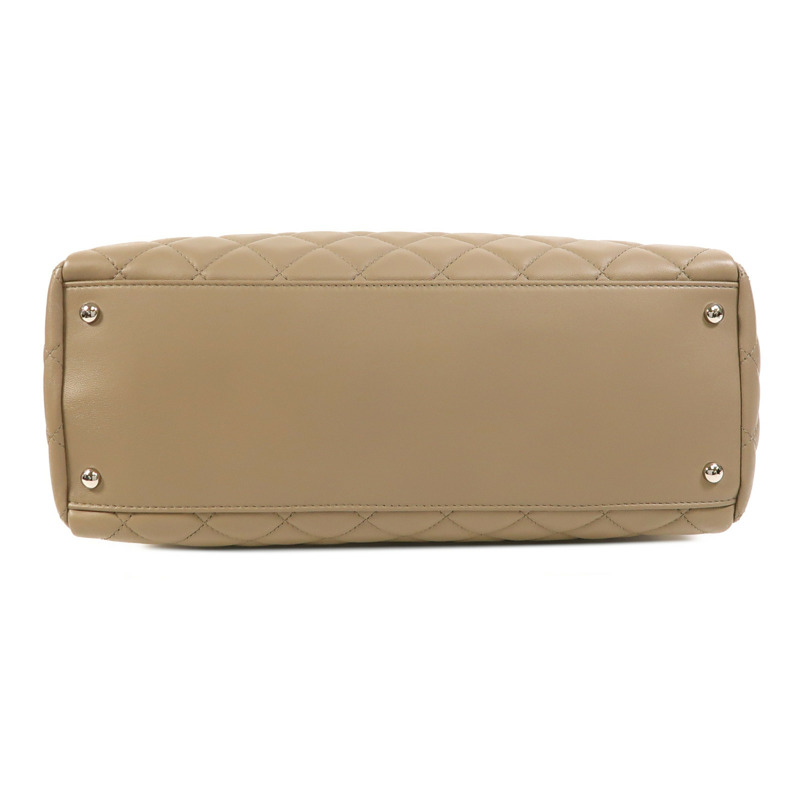 CHANEL 羊皮皮革Chain Shoulder銀扣鏈帶肩背袋-3