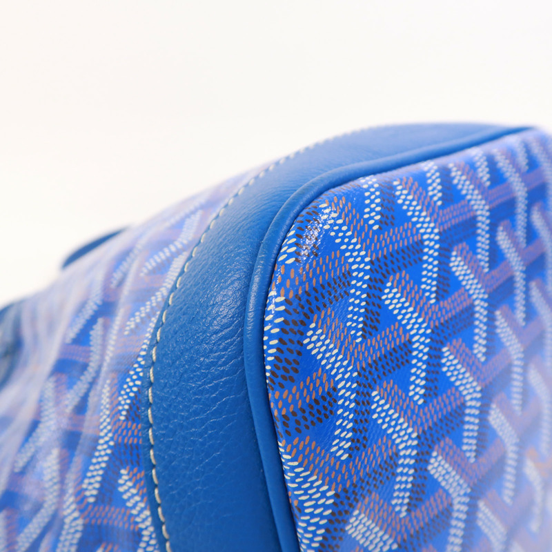 GOYARD 塗層帆布Petit Flot Bucket銀扣肩背袋-10