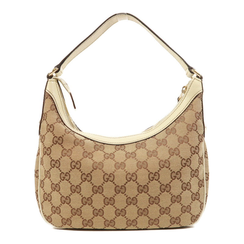 GUCCI 帆布Shoulder Bag金扣肩背袋-1