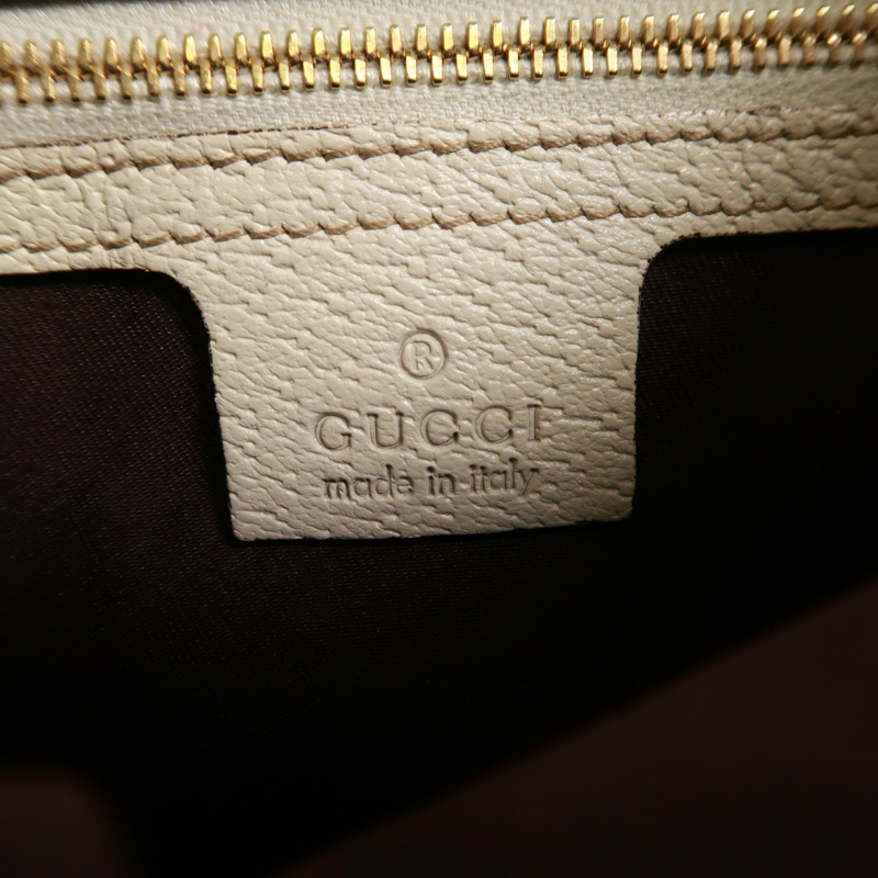 GUCCI 帆布Shoulder Bag金扣肩背袋-5